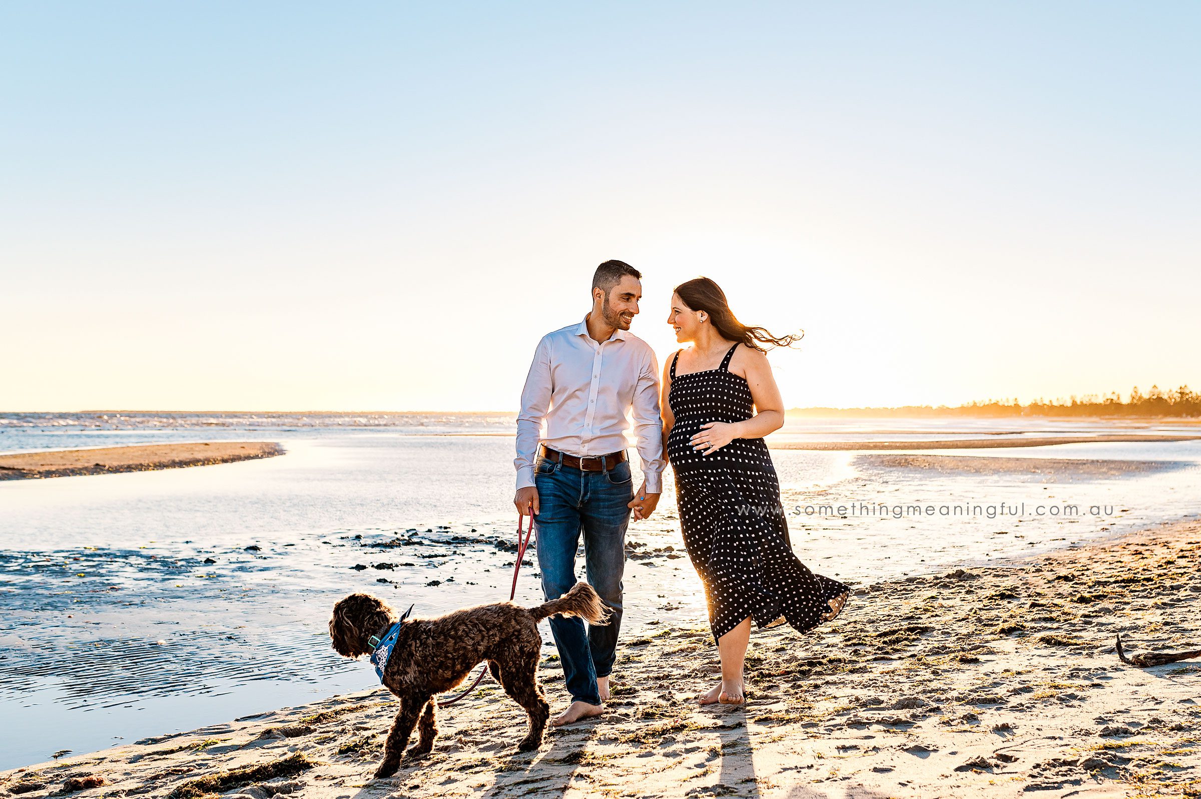 Scenic outdoor location in Melbourne's West, chosen for its natural beauty, perfect for capturing the joy of pregnancy by Maternity Photography Melbourne West