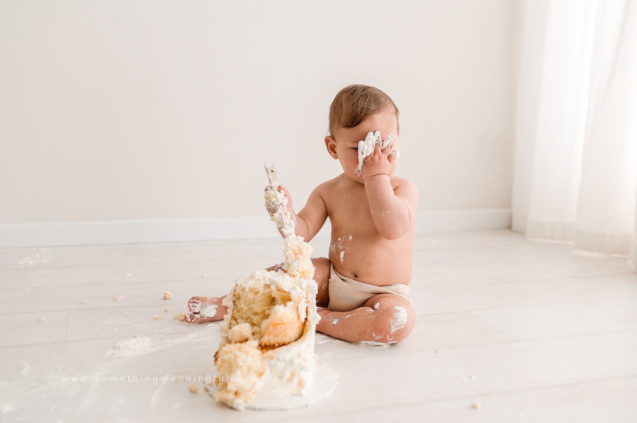 cake smash photography melbourne